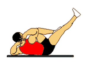 Abdominaux coude-genou croisés