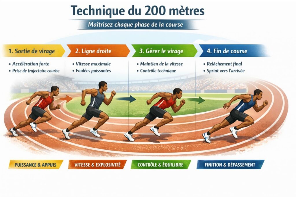 Technique du 200 mètres