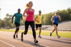 Courir avec un handicap : stratégies adaptatives et ressources inclusives