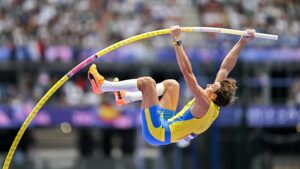 le saut à la perche inspiré de Armand Duplantis